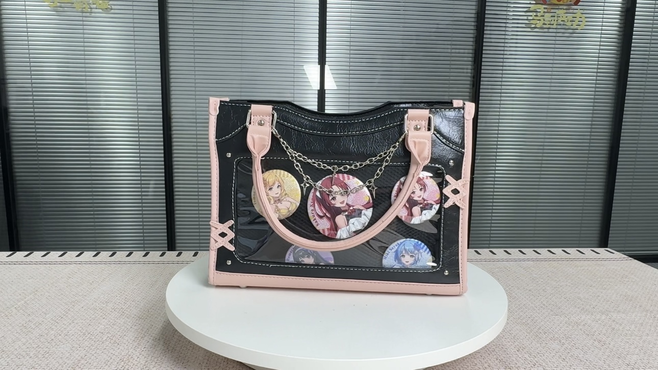 Ita Bag Crossbody para mujer con ventana clara miniatura 7