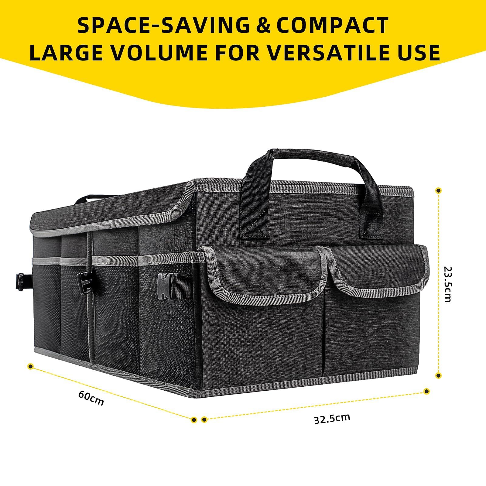Organizador de Coche Almacenamiento para BMW 2er Active Tourer | Typ U06 | Bj. AB 2021, Organizador Maletero Plegable Impermeable Base Antideslizante Reforzada y Robusta