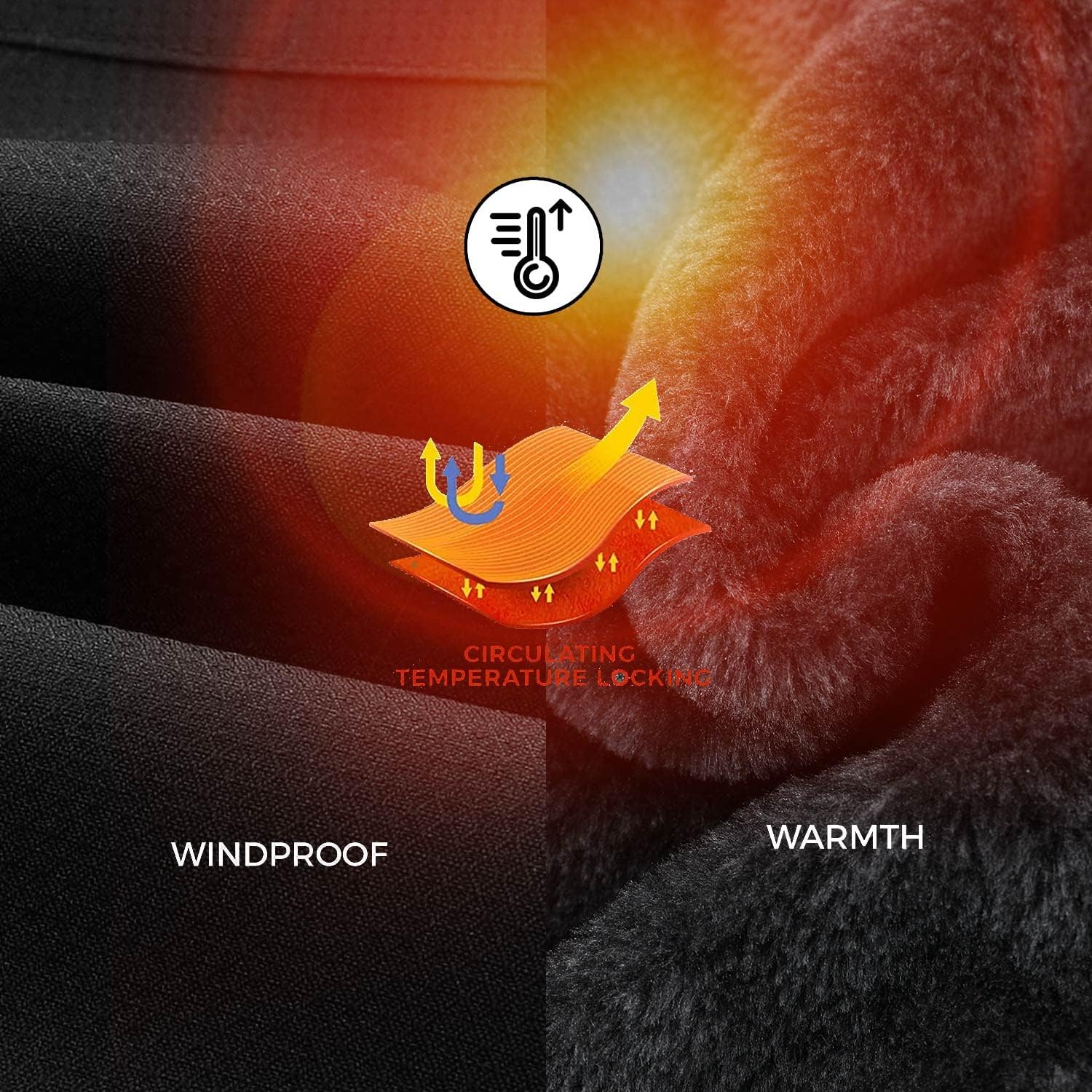 Kid's Ski Jacket Waterproof Boy's and Girl's Warm Fleece Winter Jacket Windproof Hooded Snow Coat - Image 8