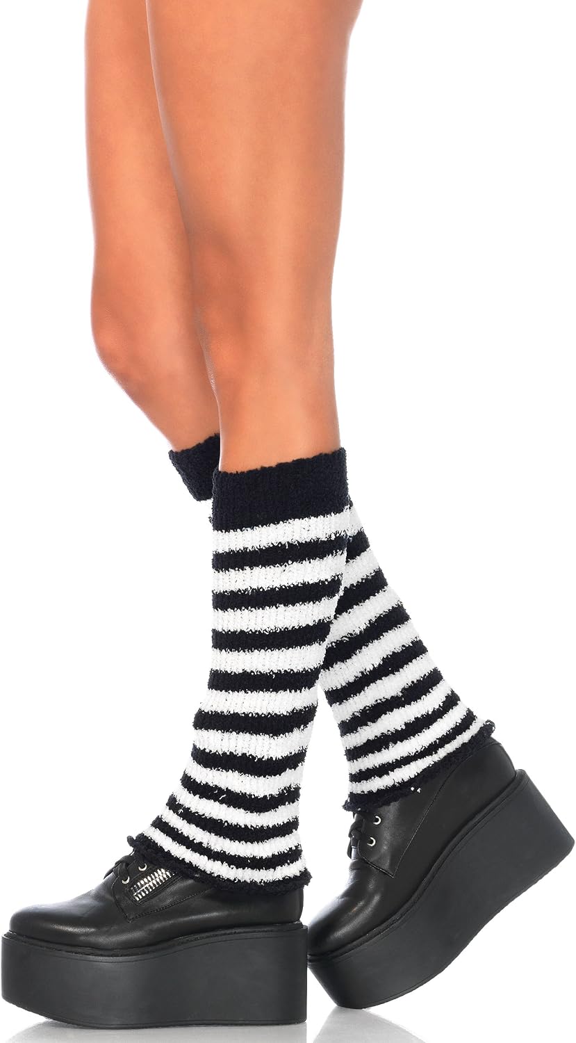 Leg Avenue Women's Striped Leg Warmer Knee Socks