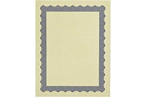 Great Papers! Metallic Blue Border Certificate Paper