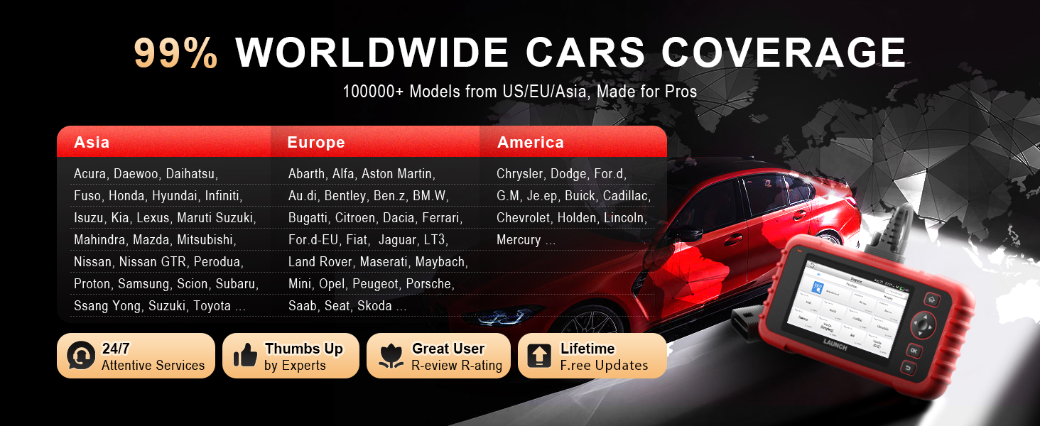 LAUNCH X431 CRP 123X Plus Elite OBD2 Diagnostic Scanner, 2025