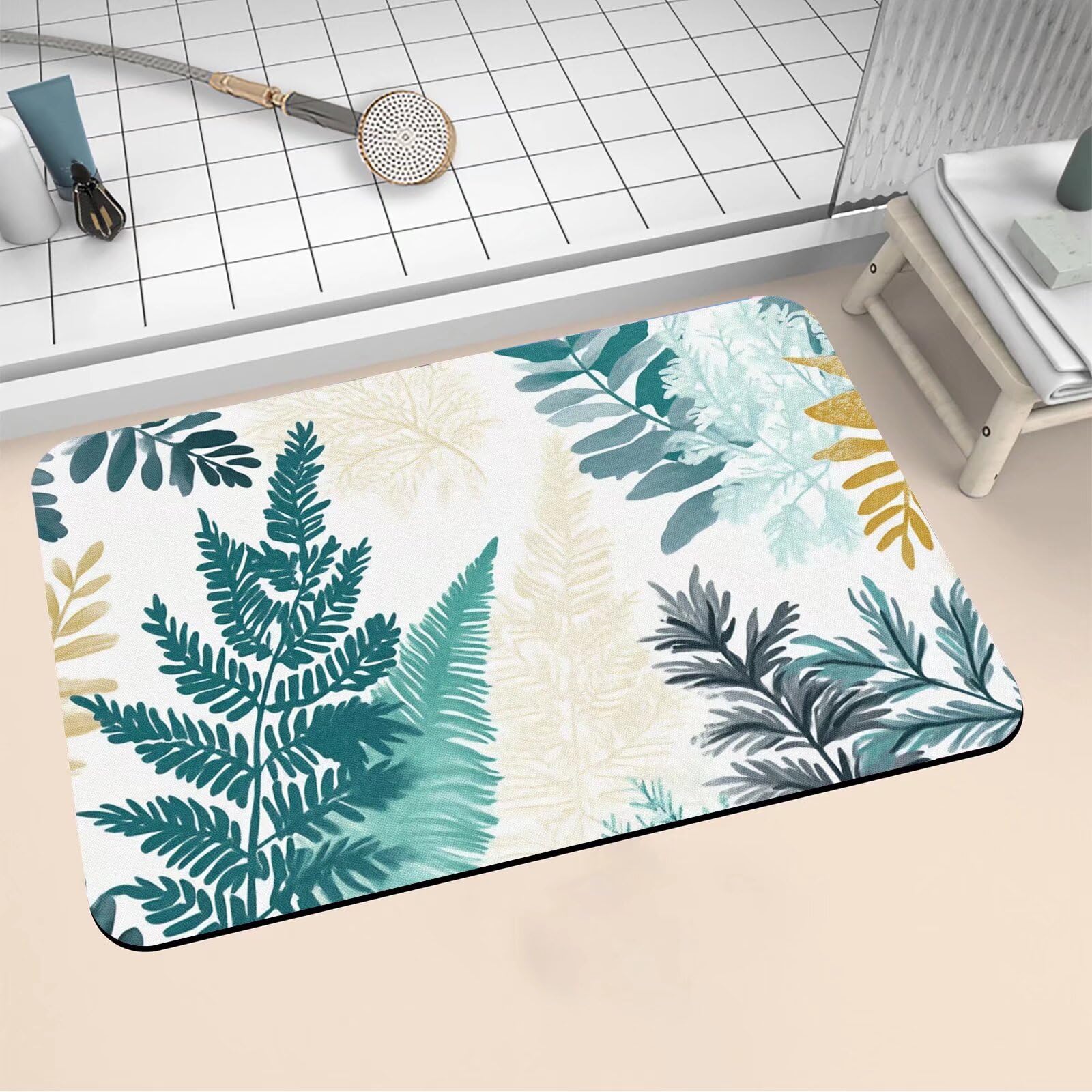 Tapis de douche super absorbant et lavable en machine grand format 70x140