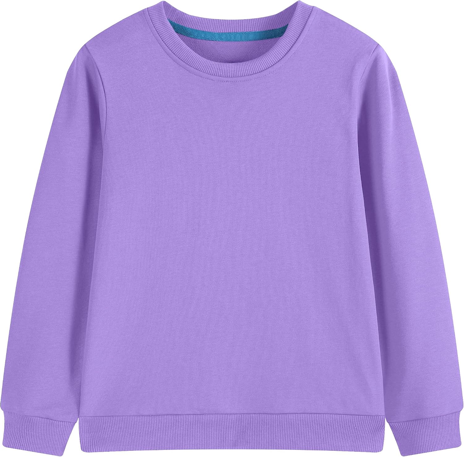 Kids Crewneck Sweatshirt Toddler Long Sleeve Tops Medium Weight Fall Pullovers for Boys and Girls 2-14 Years