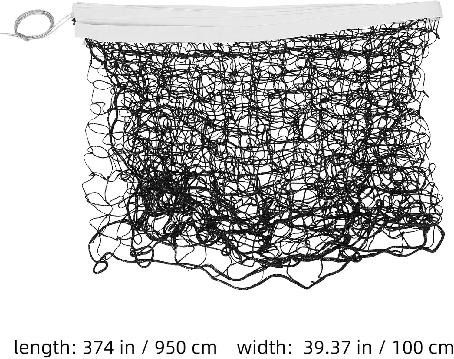 GANAZONO Portable Folding Volleyball Net with Small Mesh for Outdoor Badminton Tennis Beach Recreation Easy Setup for Grass and Flat Areas Family Recreation