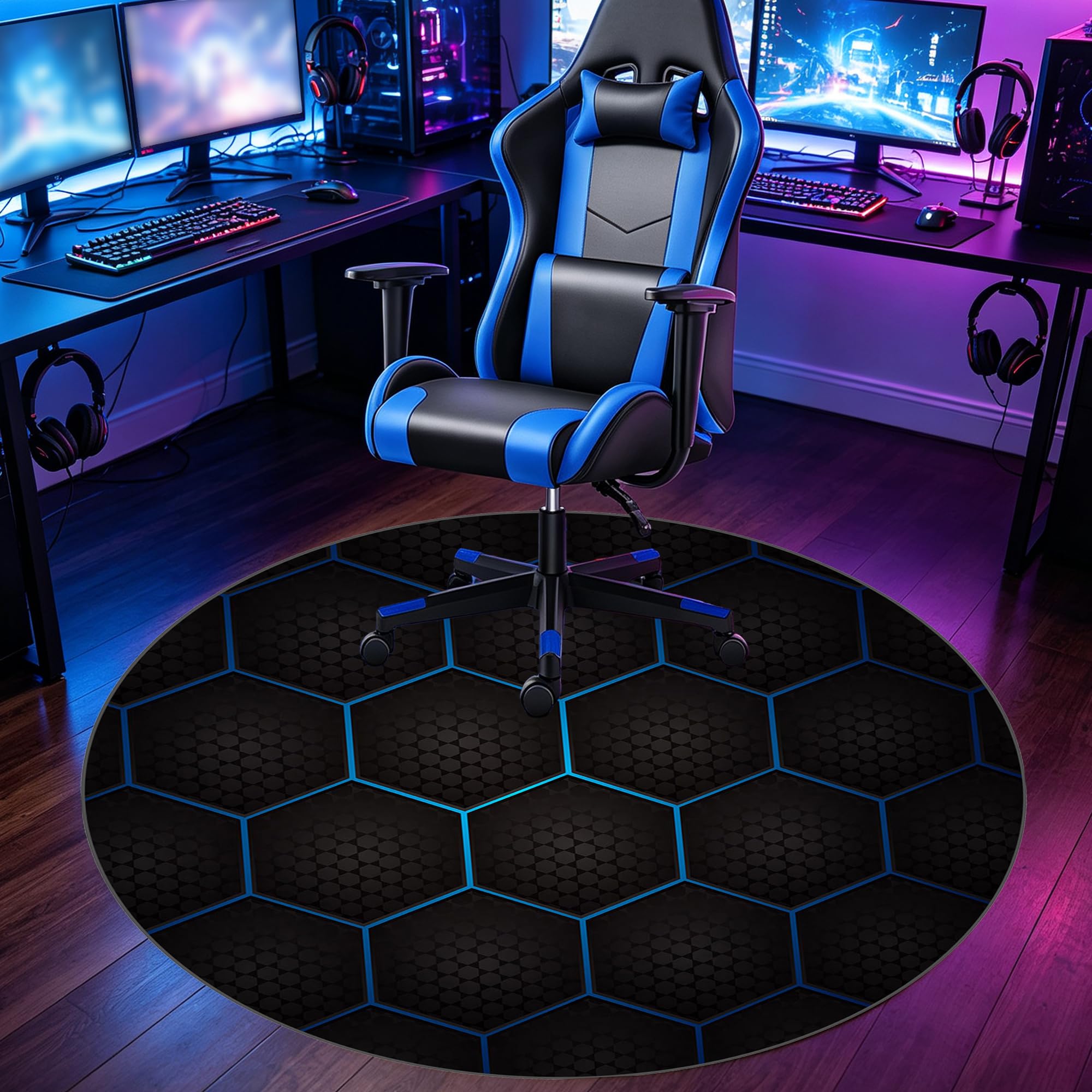 Tapis Sous Chaise Bureau Tapis de Protection de Sol Tapis Chaise Gaming