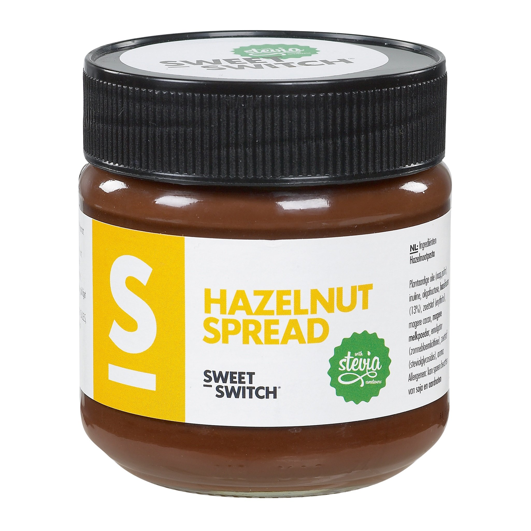 Sweet Switch Stevia Belgian Chocolate Hazelnut Spread 200 g (Pack of 2)