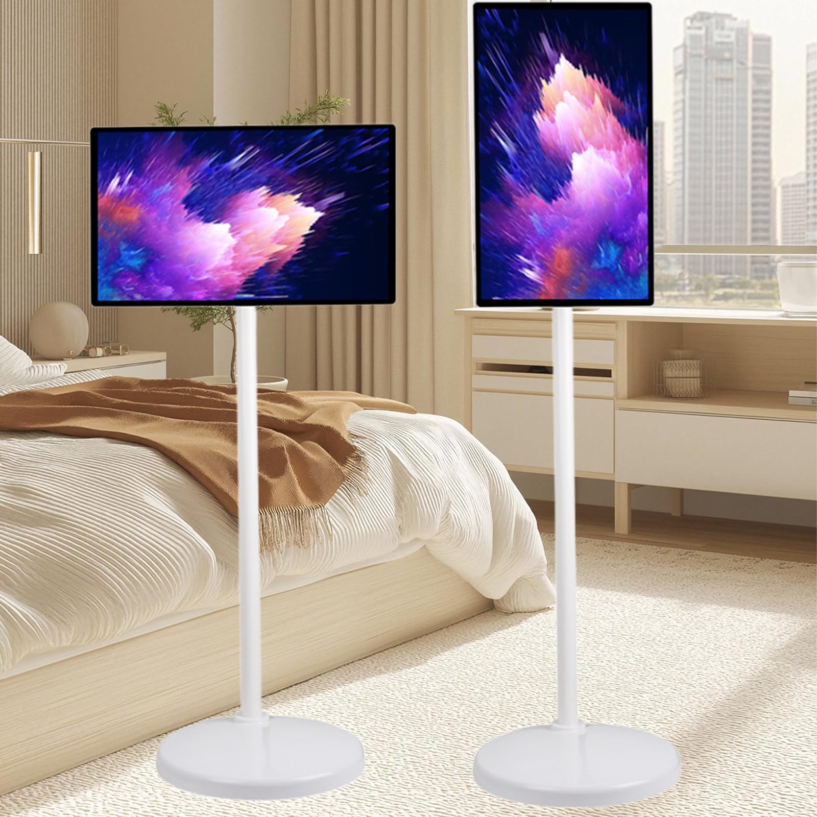 Este Monitor TáCtil PortáTil De 24 Pulgadas con Una CáMara Incorporada De 12 MegapíXeles Es Ideal para TransmisióN De Medios, Trabajo Remoto Y Varios Otros Usos 4 * 64G