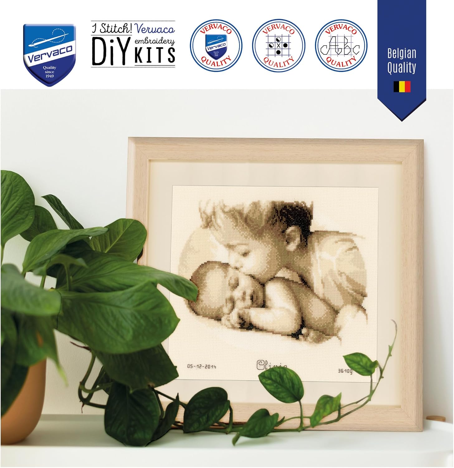 Vervaco Counted Cross Stitch Kit Brotherly Love PN-0150040