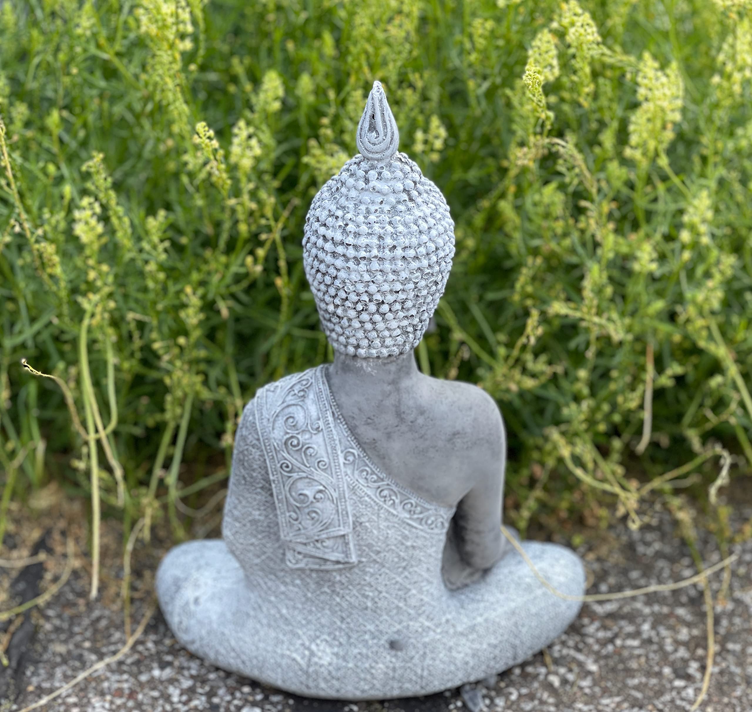 stoneandstyle Shiva Buddha meditando - Statua di pietra - lavorata a mano - Restente al gelo