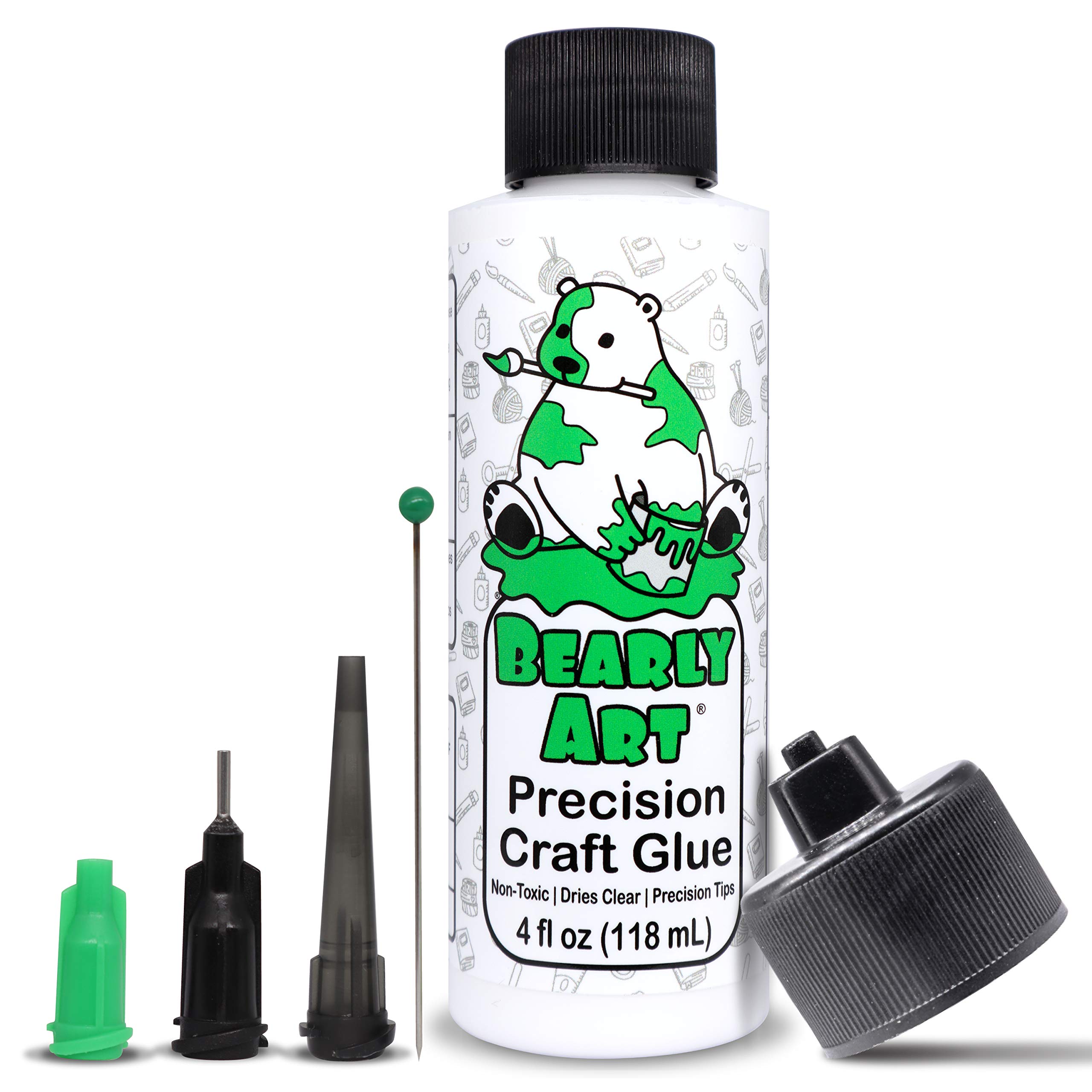 Buy Bearly Art Precision Craft Glue The Original 4fl oz Tip Kit Included Dries Clear