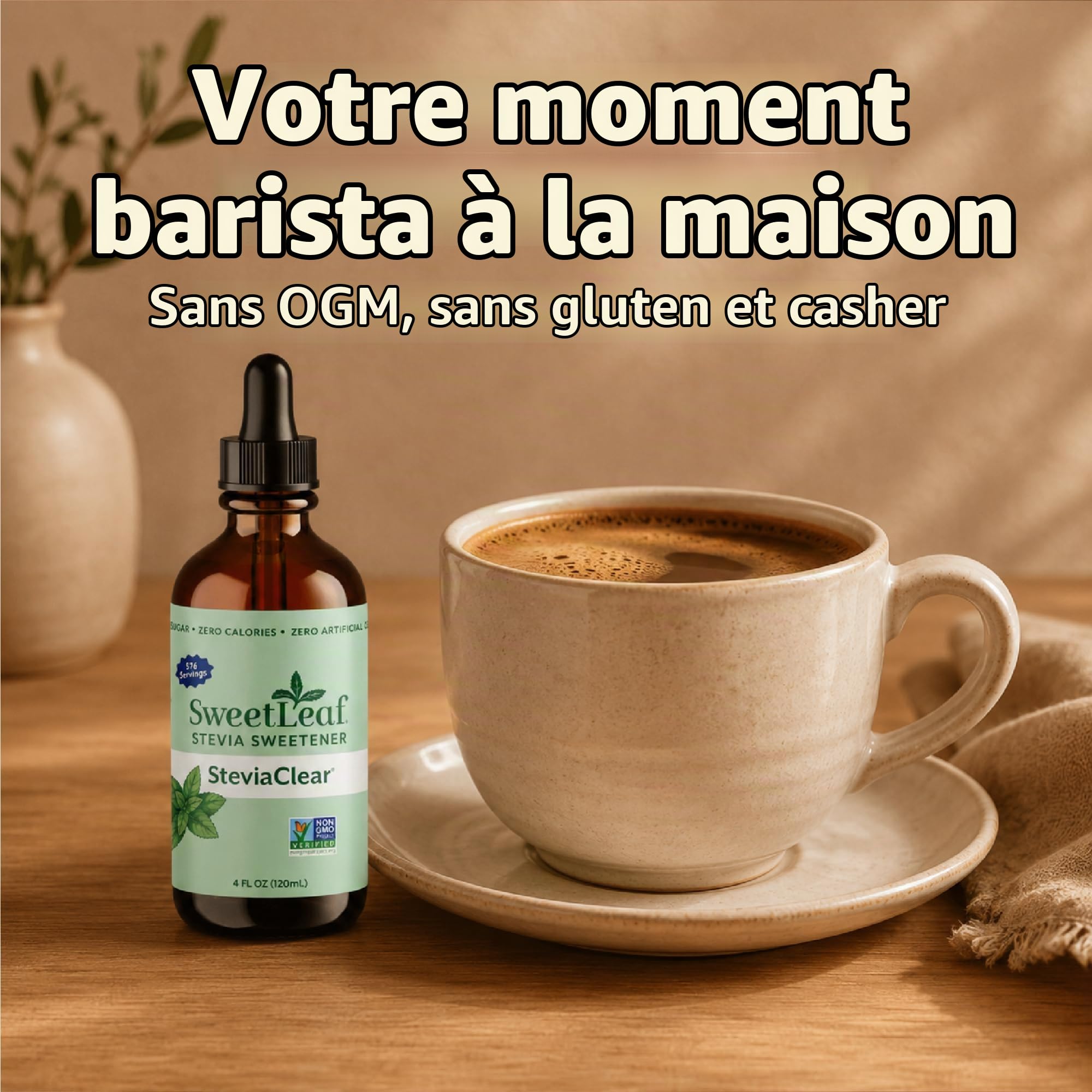 SWEET LEAF - Sweet Drops Liquid Stevia Peppermint - 4 fl. oz. (120 ml)