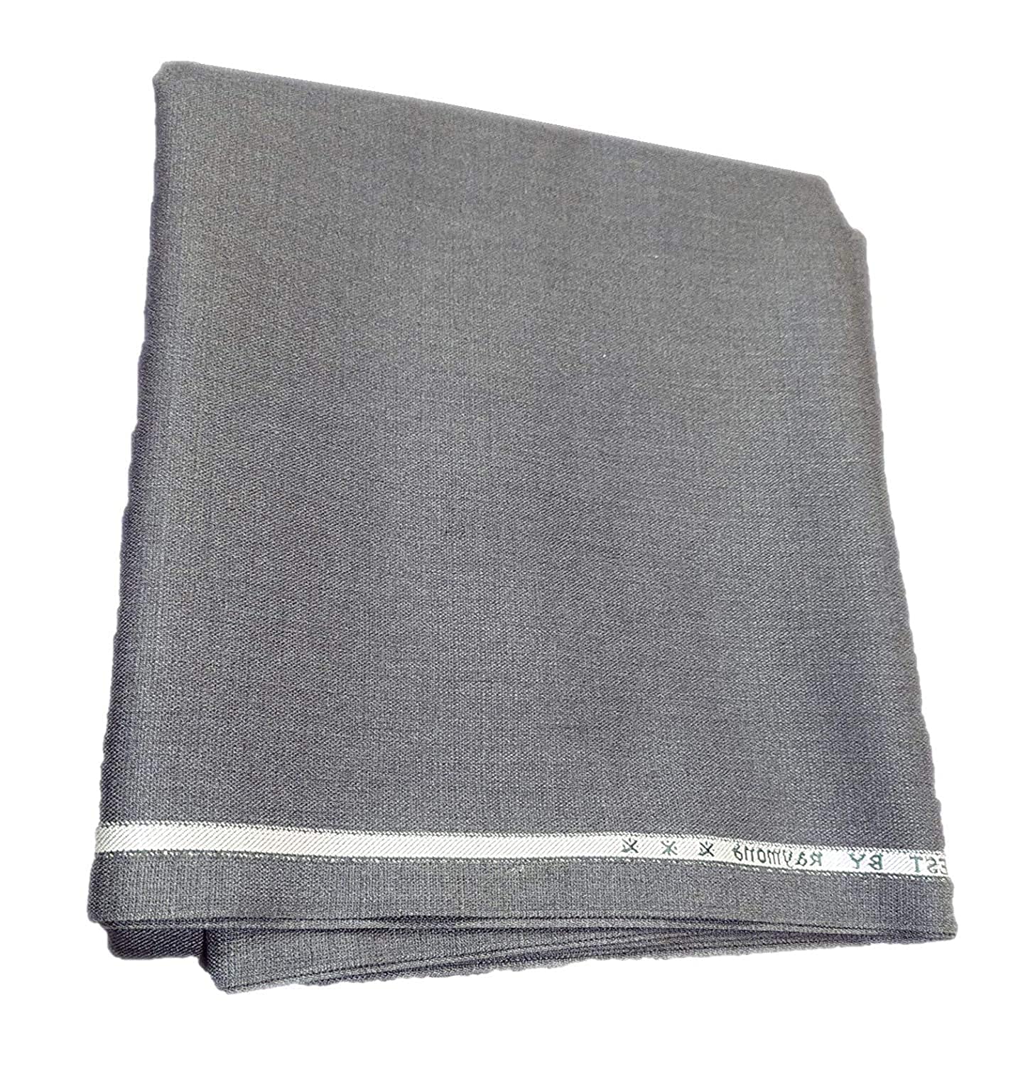 raymond fabrics Raymond Men's Poly Viscose Unstitched 1.2m Trouser Fabric (Grey, All weather Fabric)-picture-43