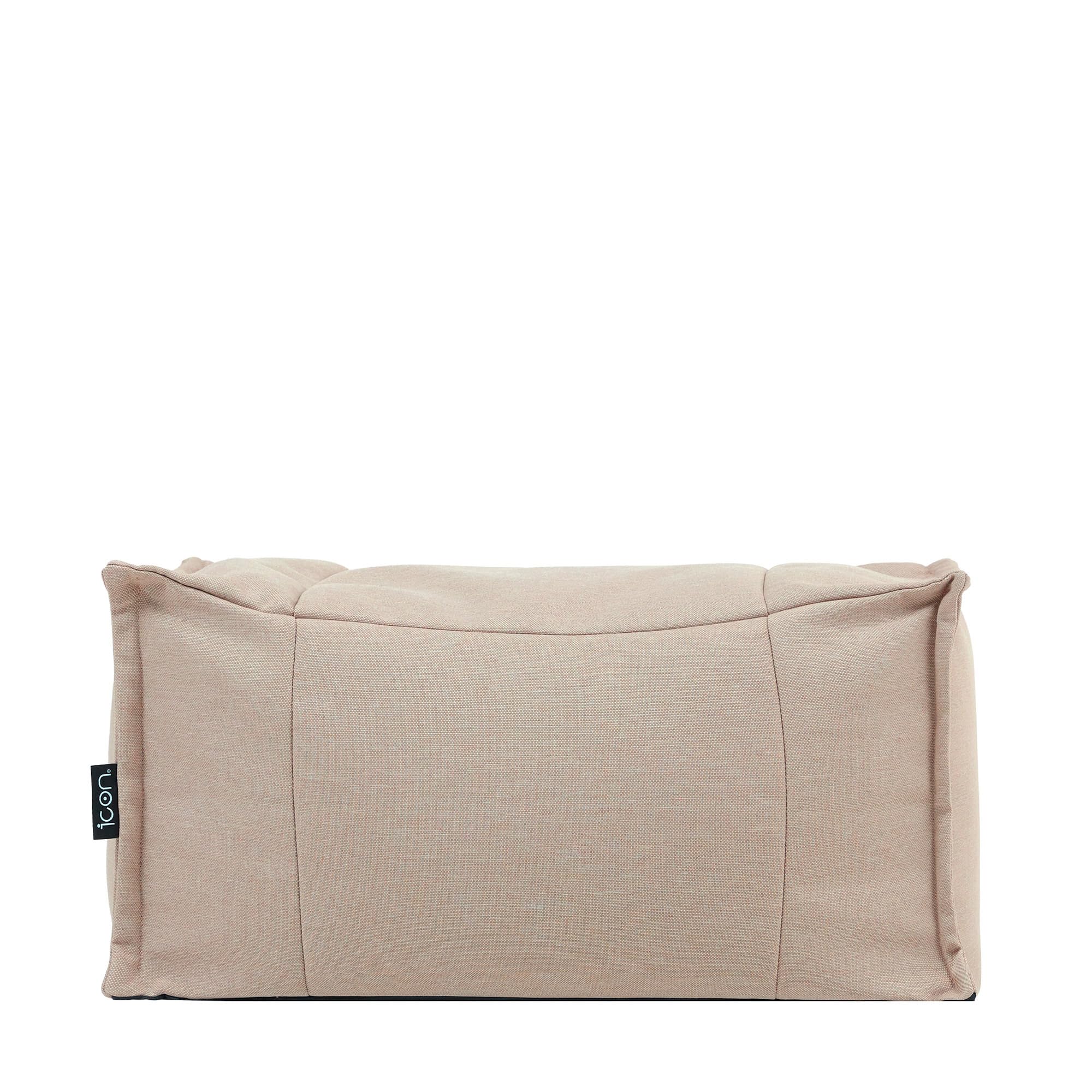 icon Bud Pouf Poggiapiedi, Beige, Pouf de Esterno, Tessuto Resistente All'acqua, Piccolo Pouf Sacco con Riempimento Incluso, Gardino, Sedia de Gardino, Mobili da Gardino, Terrazza
