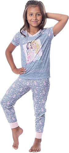 Miniatura 4 de INTIMO Barbie - Conjunto de pijama para niña con diseño de unicornio y pantalón