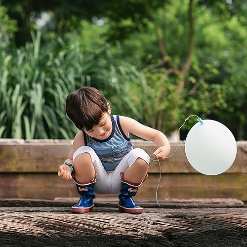 Miniatura 5 de CasaMiel Botas de lluvia unisex para niños pequeños, botas de lluvia para niñas y niños, botas de lluvia de goma natural hechas a mano para niños,