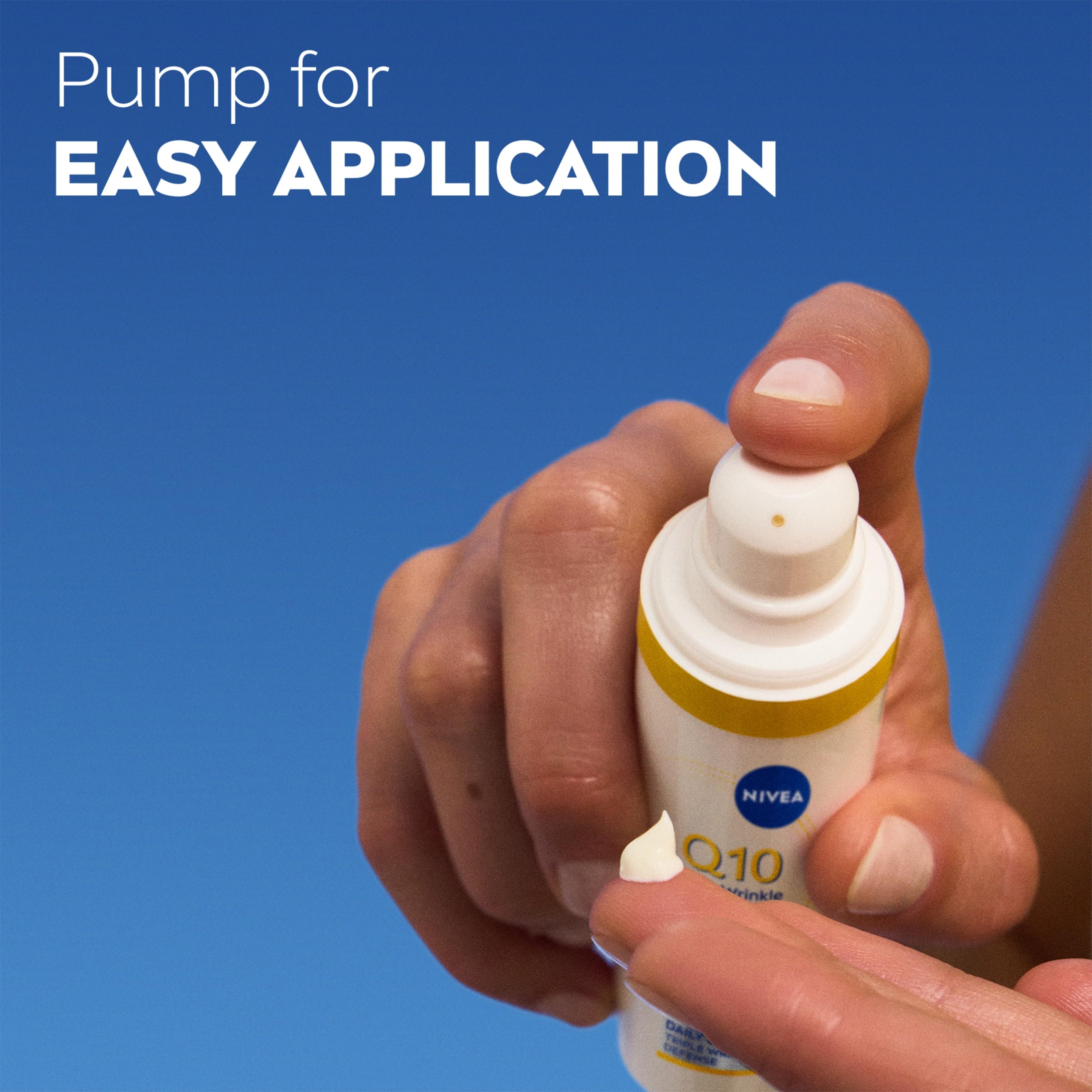 NIVEA Q10 Anti-Wrinkle Expert Daily UV Face Fluid SPF 50 40ml - Image 4