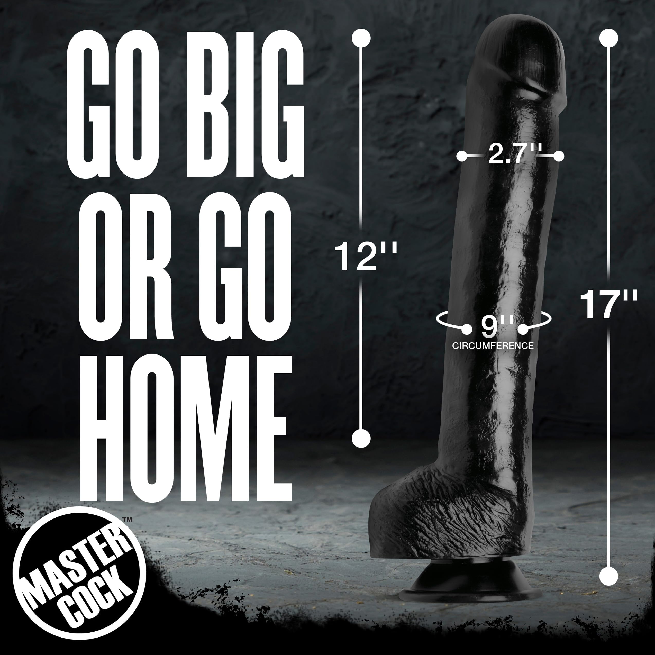Amazon.com: The Black Destroyer Huge Dildo - 5 Pounder! : Health & Household