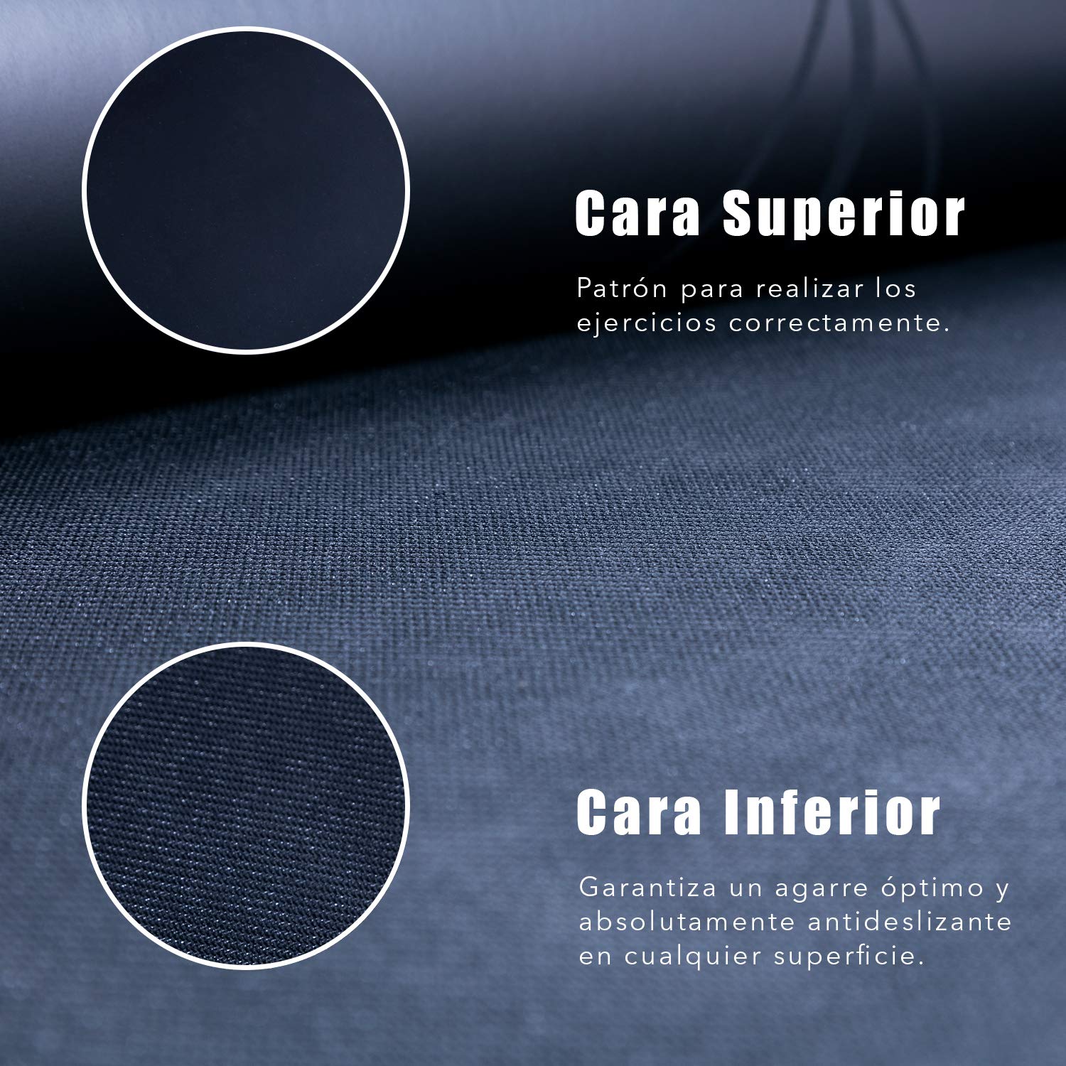 NEWPOWER - Esterilla Yoga Antideslizante Ecológica, Fabricada en PU con TPE, Larga(183cm), Ancha(61cm) y Gruesa(6mm). Colchoneta Yoga con Sist. de Línea del Cuerpo y Textura Doble Cara. Hot Yoga Mat