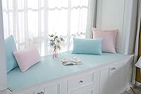 Vista 8 de SUCADA Custom Size Plush Bay Window Seat Mat, Sofa Slipcover, Thickened Non-Slip Couch/Bench Seat Cover for Window Sill Tatami