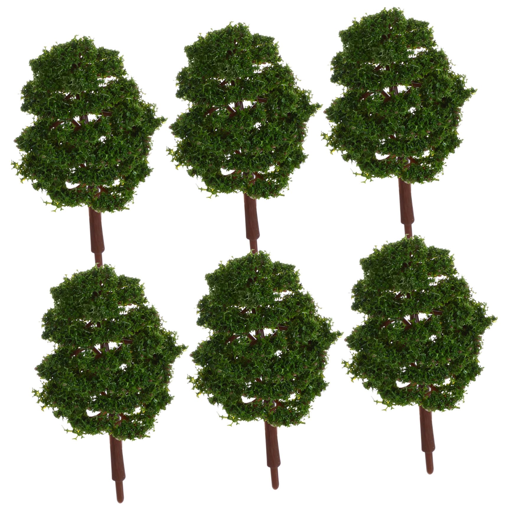 Albero Modello Paesaggio Verde 20 Pezzi, Plastico 1: 100 per Modellismo