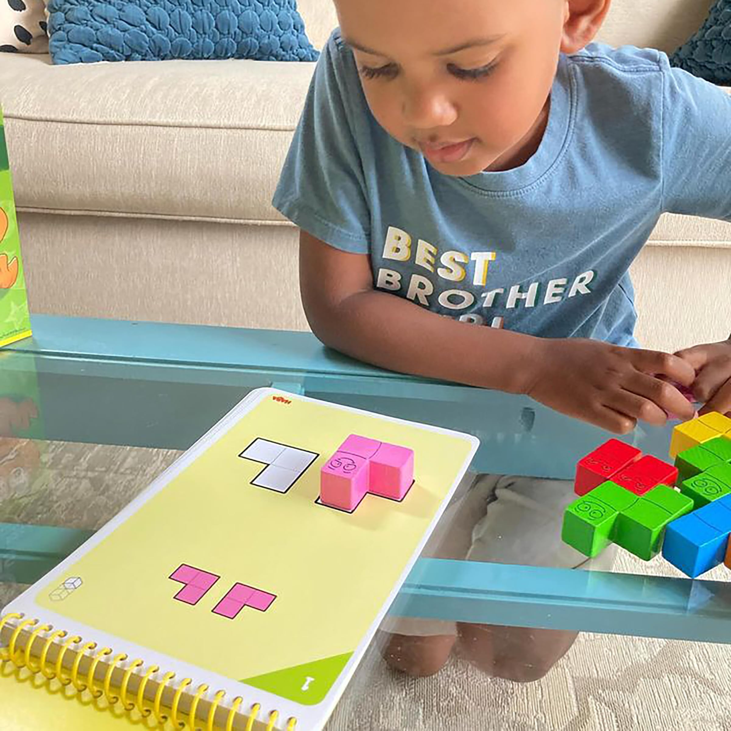 HABA 306820 - Logic! Games - Gusi & Co, Jeu Enfant en Solitaire de Logique, Autocorrecteur - Plus de 5 Ans