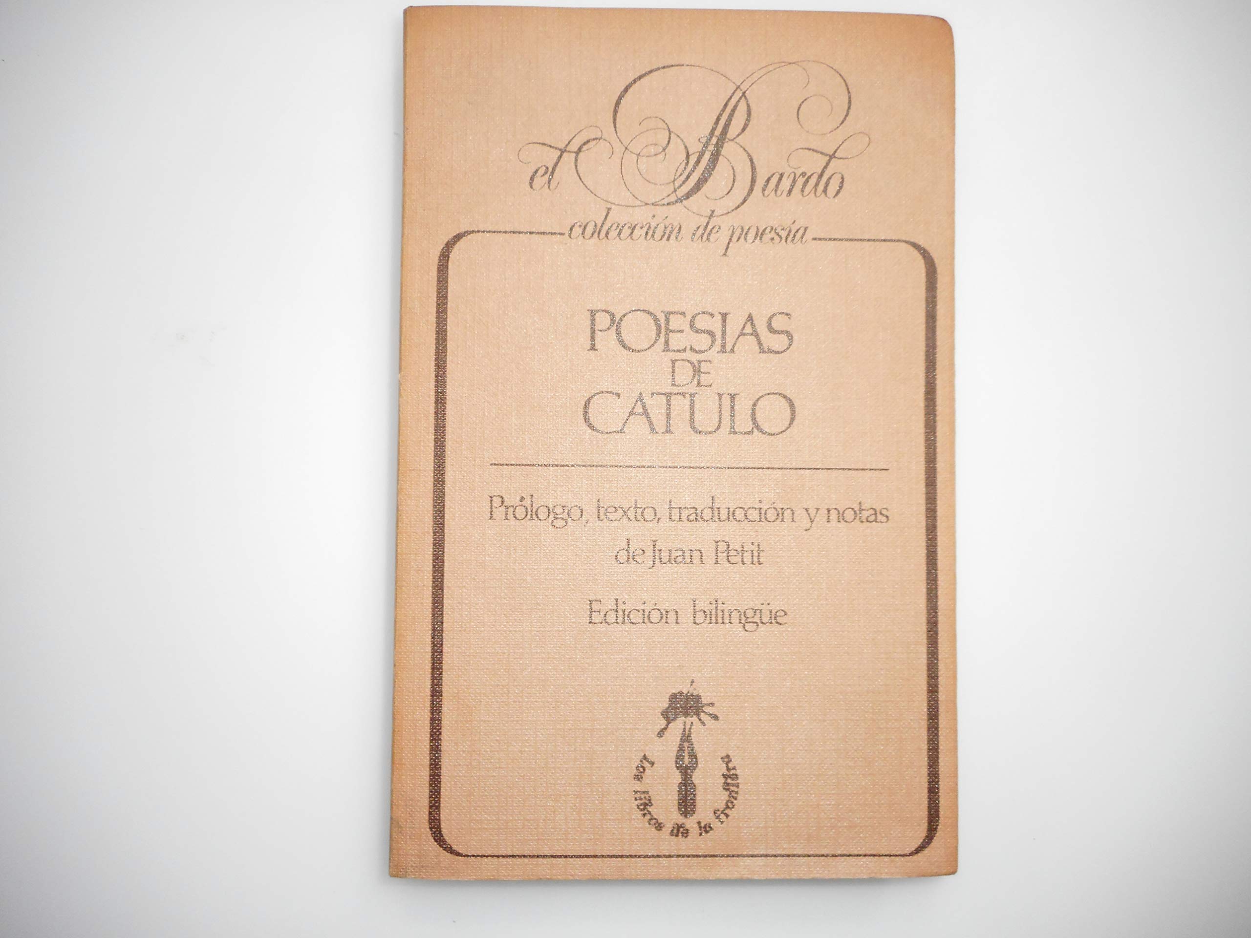 POESIAS DE CATULO (BARDO POESIA)