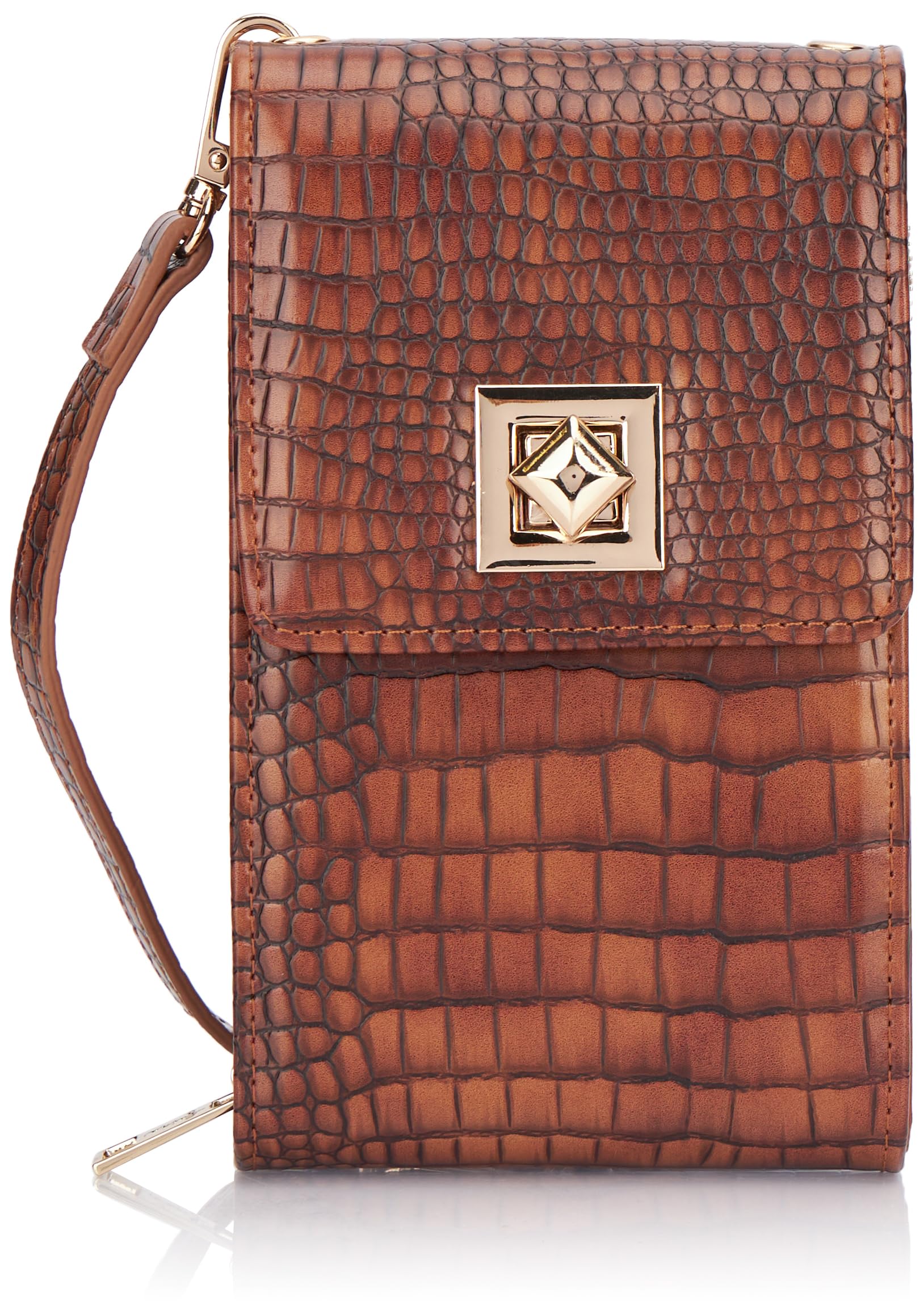 NALLY Women's Shoulder Bag, Camel, One Size