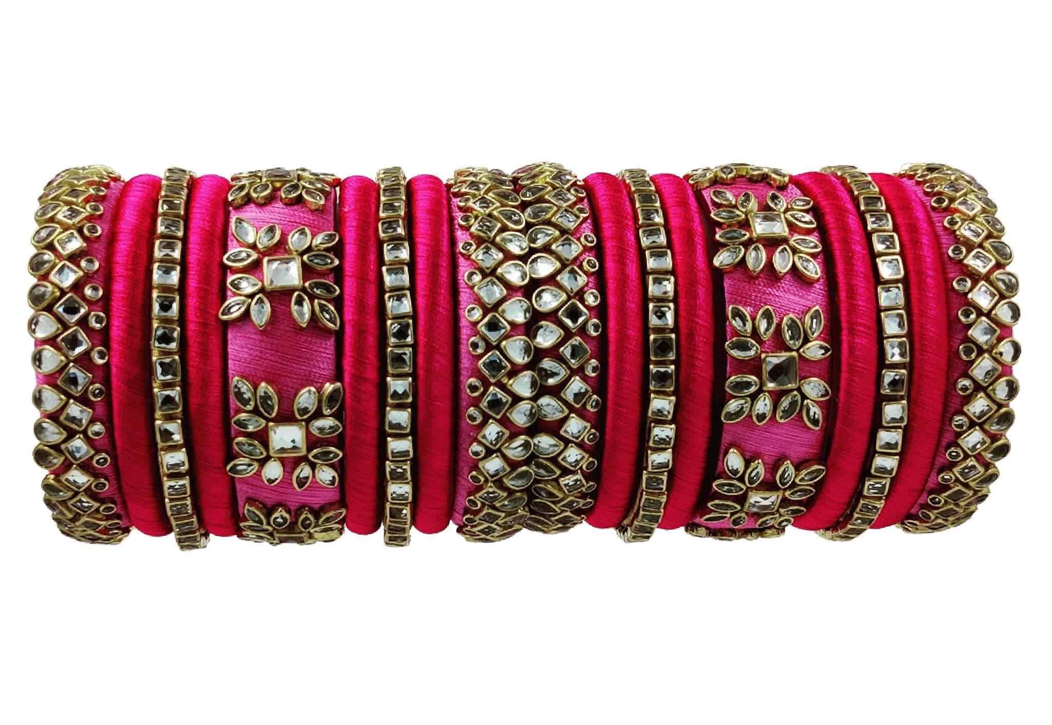 See full amazon price history chart for Yaalz Silk Thread Heavy Rich Kundan Work Trendy Fancy Designer Festival Wear Bridal Bangle Set/Wedding Chuda In Light & Dark Pink Colors Yaalz Silk Thread Heavy Rich Kundan Work Trendy Fancy Designer Festival Wear Bridal Bangle Set/Wedding Chuda In Light & Dark Pink Colors (B094R6SW54) Amazon Price History, Amazon Price Tracker