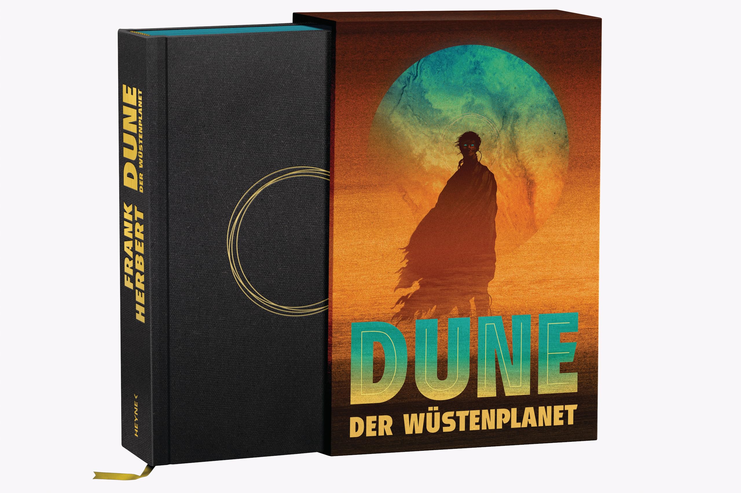 Dune - Der Wüstenplanet: Luxusausgabe: Der erfolgreichste Science-Fiction-Roman aller Zeiten mit Farbschnitt, herausnehmbarer farbiger Faltkarte und ... von Frank Herbert im Schmuckschuber: 7