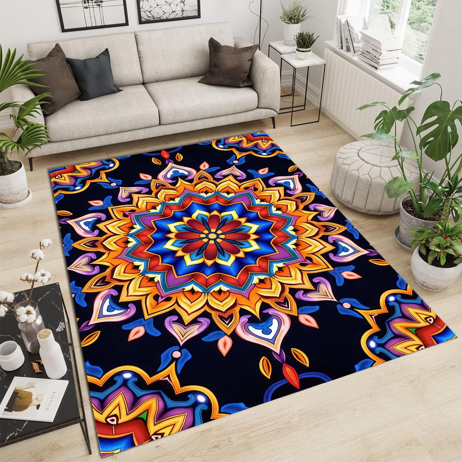 Tapis lavable en machine antidérapant pour protéger les sols des enfants