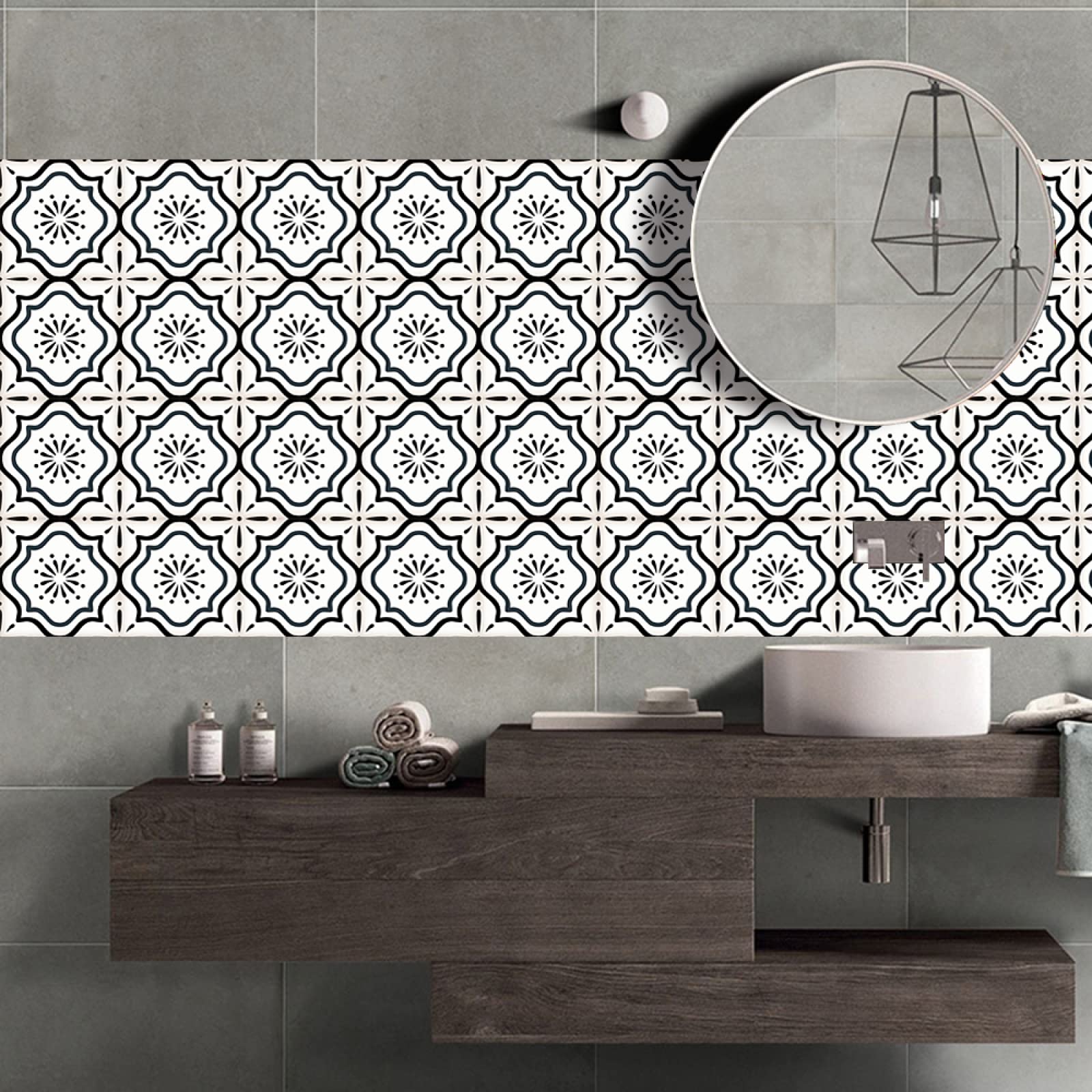 Tile Style Decals TP60-6, tegelstickers voor keuken en badkamer, 24