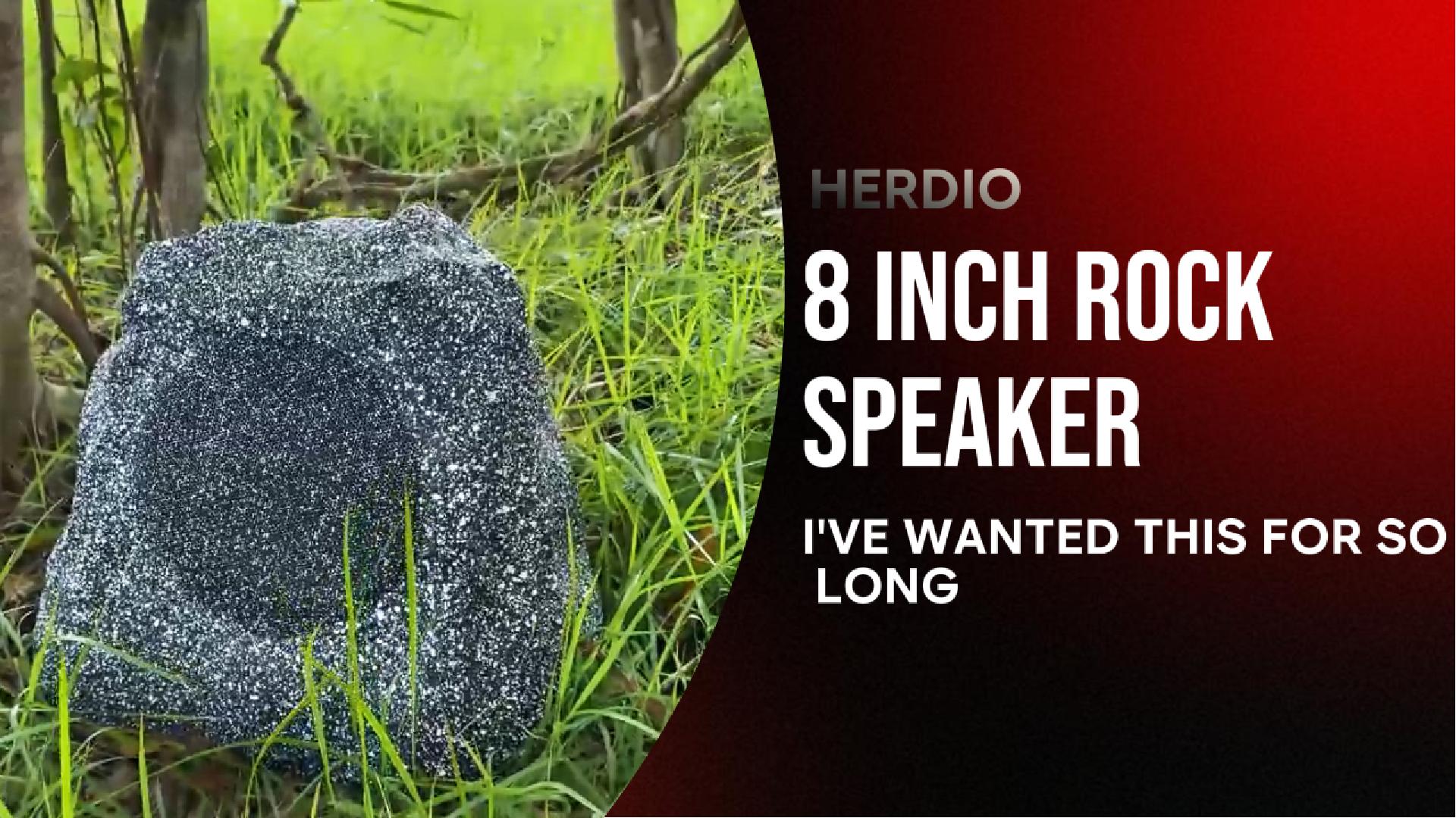 Herdio Altoparlanti Da Esterno A Forma Di Roccia - 600W, IPX6, Per Giardino E Piscina - Foto 9