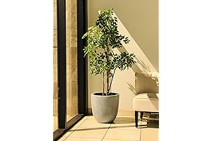 Slate Gray Faux Concrete Planter