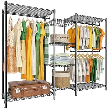 LIFE FURNITURE　IRON HANGER RACK Amazon.com: Ulif H2 Heavy Duty Clothes Rack, Freestanding 4