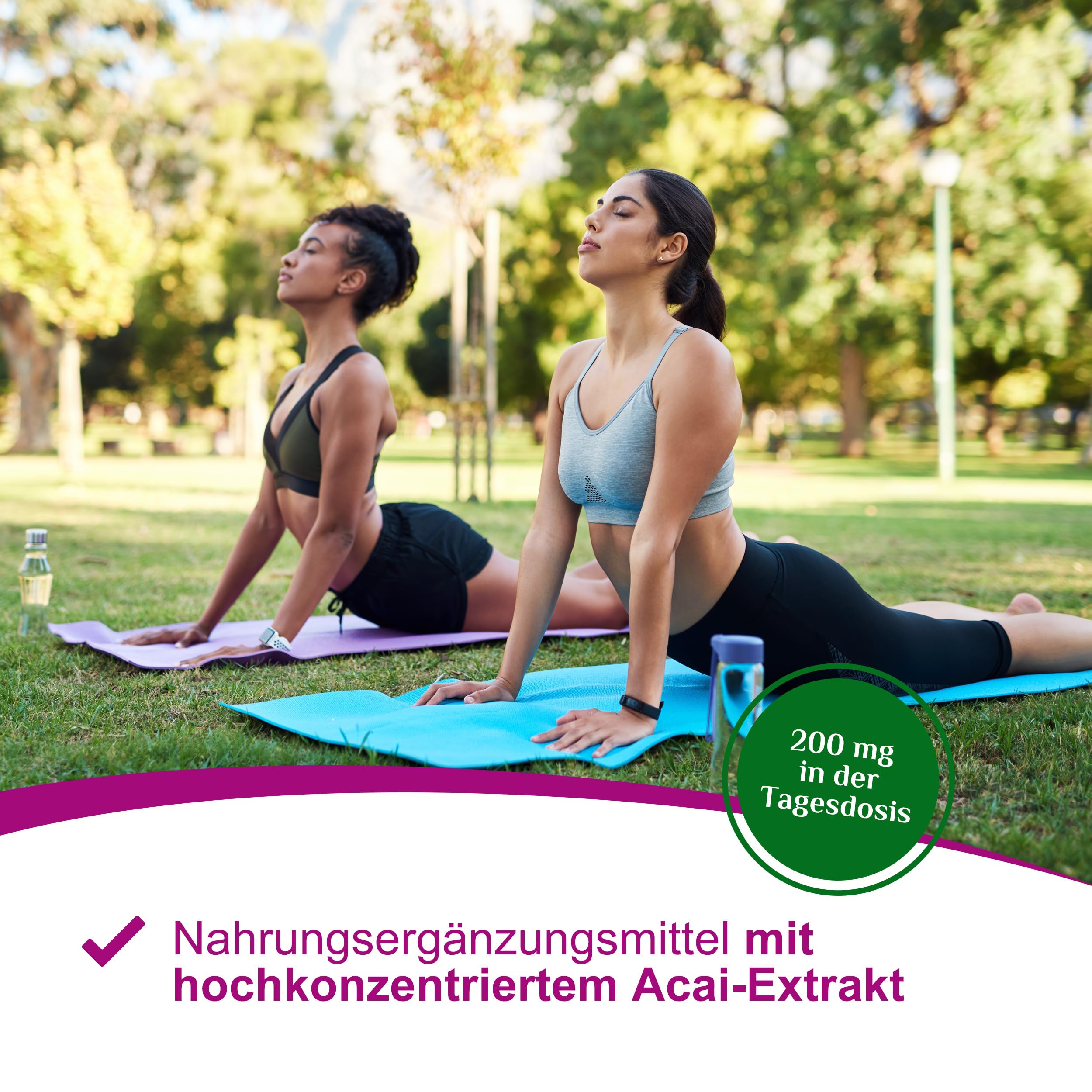 SanaExpert® Acai Berry, Nahrungsergänzung mit Reinem Açaí-Beeren-Extrakt, 120 Kapseln, 4000 mg Tagesdosis, Antioxidantien, Vegan, ohne Zusätze, Made in Germany