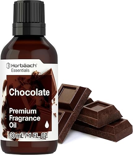 Horbäach Aceite de fragancia de chocolate | 1 onza líquida (1.0 fl oz) | para difusores, fabricación de velas y jabón, proyectos de bricolaje y más