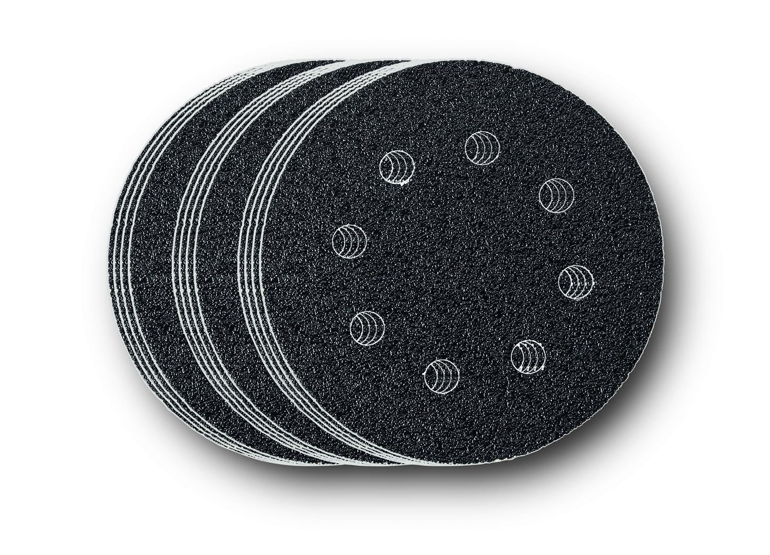 Fein 63717233020 Router Sandpaper Set Punched Dia115mm Grit 40/60/80