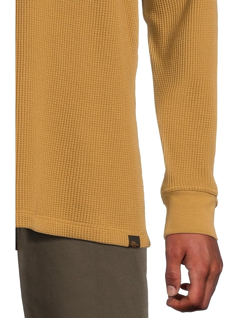 Brown L.L.Bean Signature Waffle Crew Regular