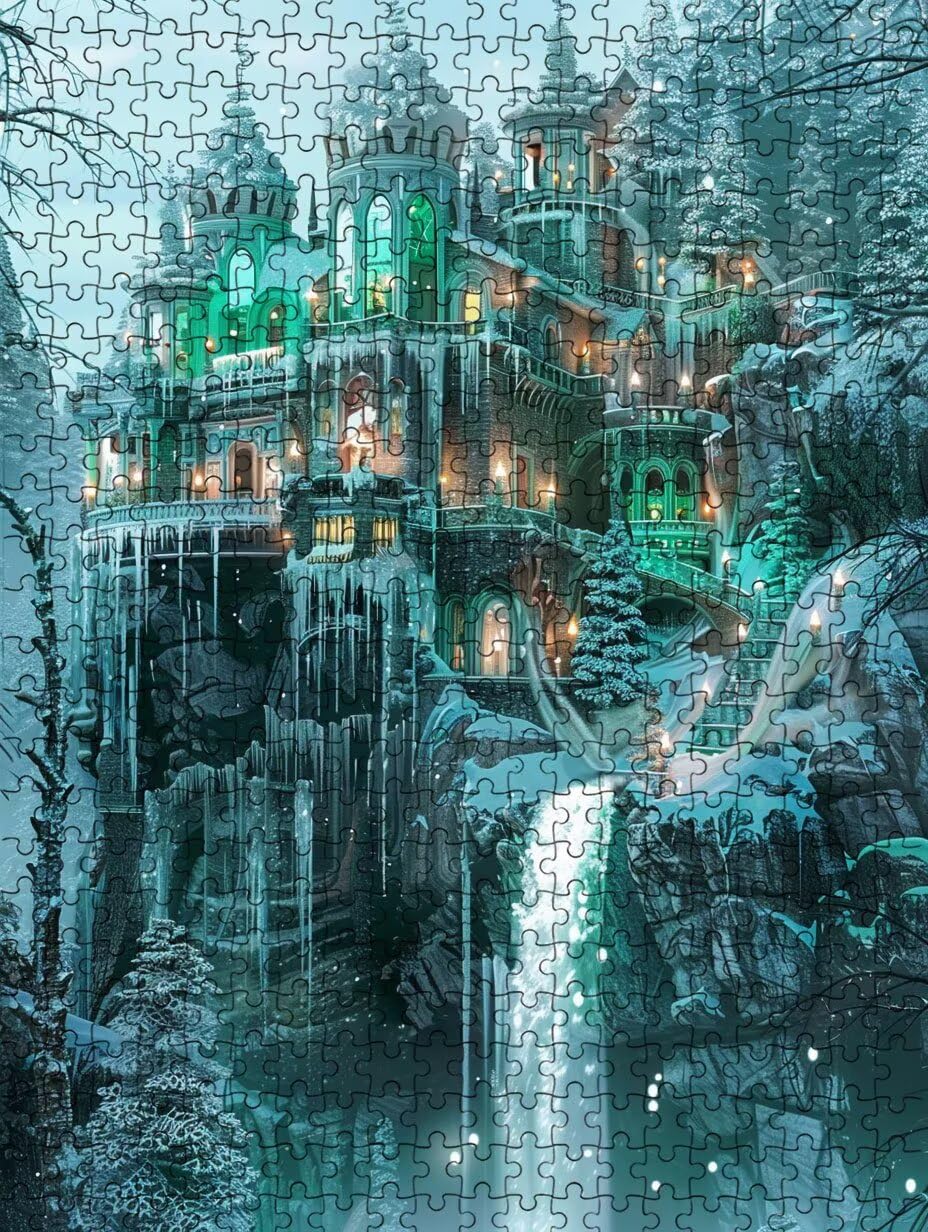 EIS Villa Puzzle 5000 Teile Erwachsene, Jigsaw Puzzle 5000 Teile, Komplex Herausfordernd Puzzles, Familie Aktivität Spiele, Impossible Klassische Puzzles, für Wanddekoration und Geschenke FNKL2-80