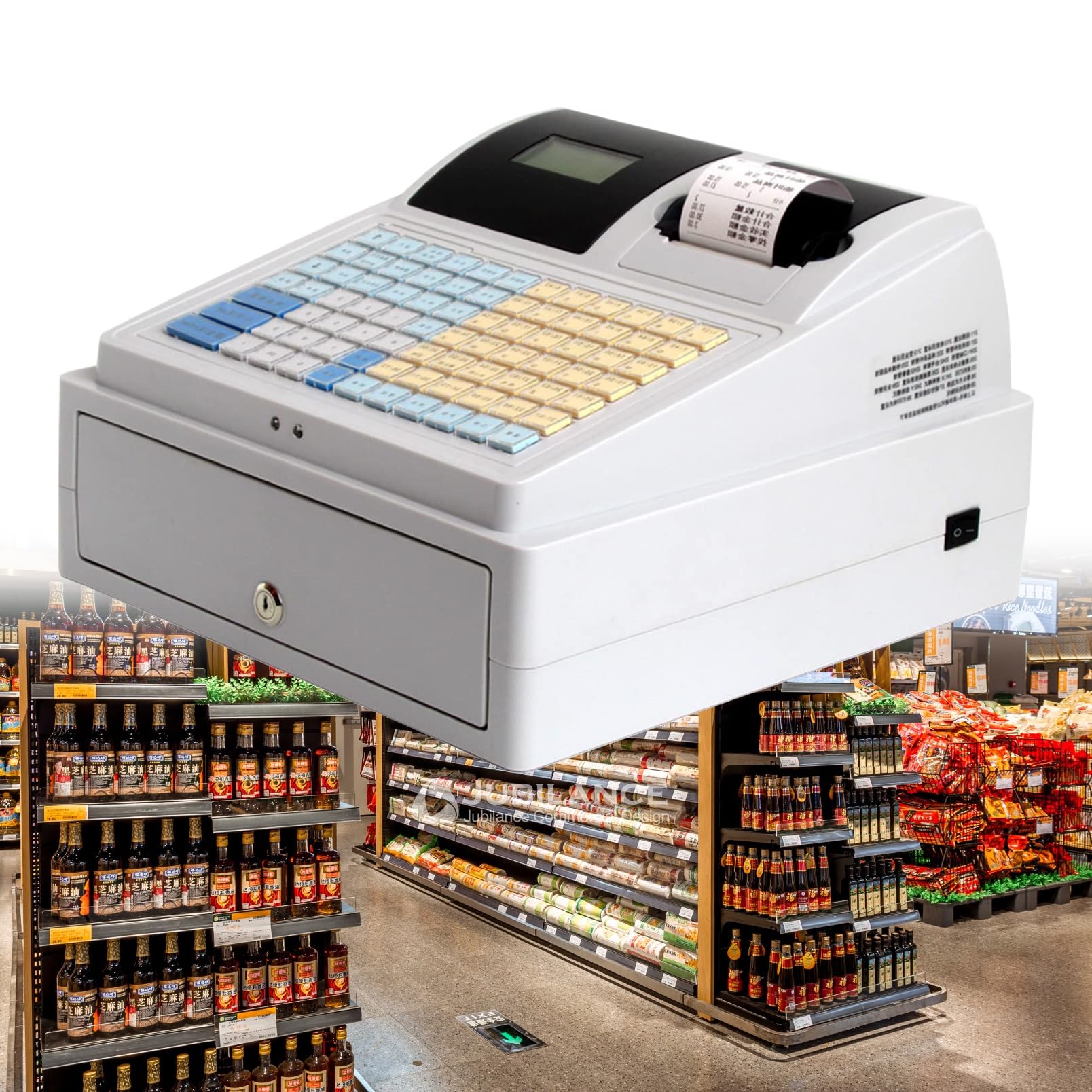 ◆ TheNationalCashRegisterCo. レジスター Cash Register, Small Business Cash Register System with Cash