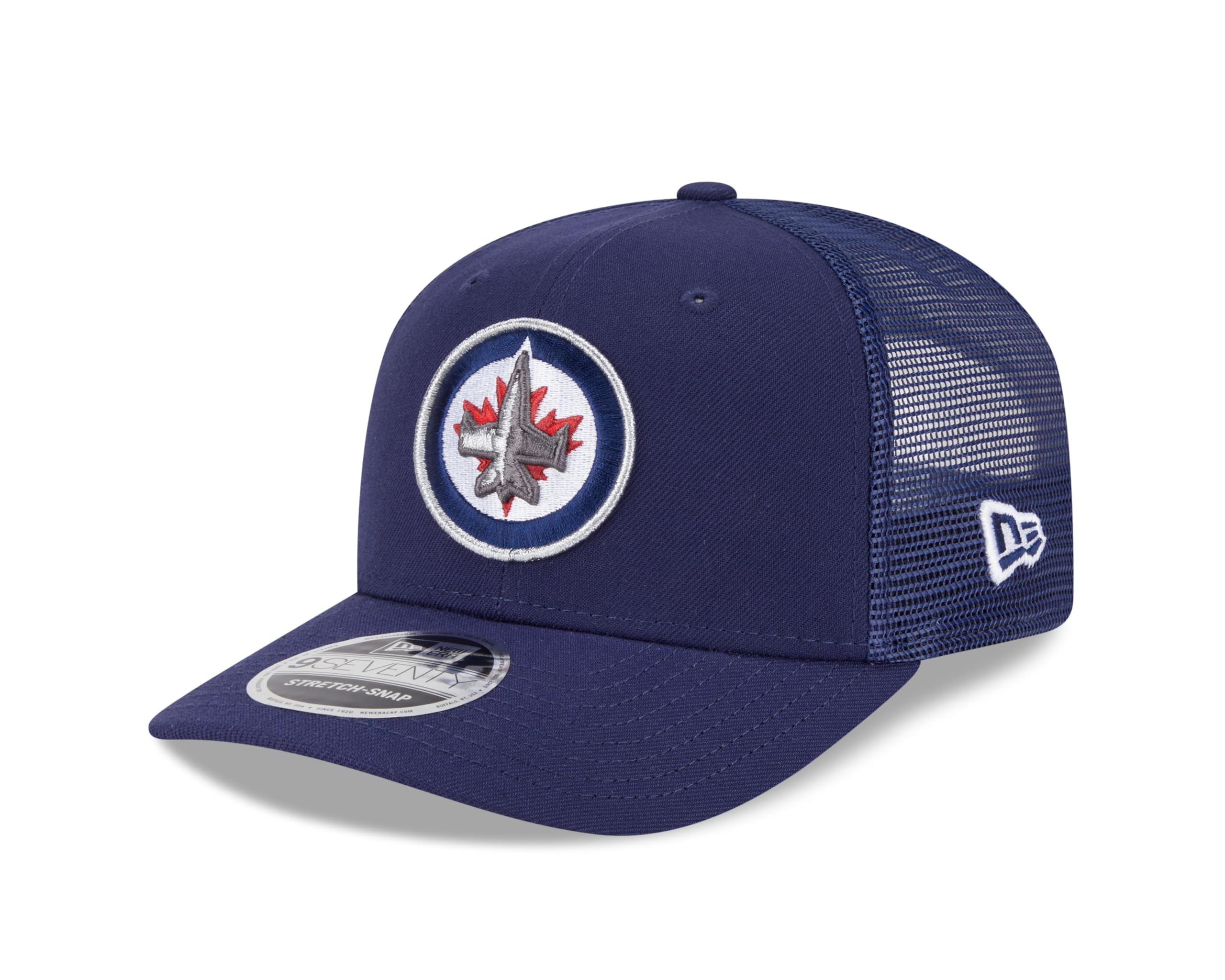 New Era Winnipeg Jets 9Seventy Stretch-Snap NHL Trucker Cap Blue