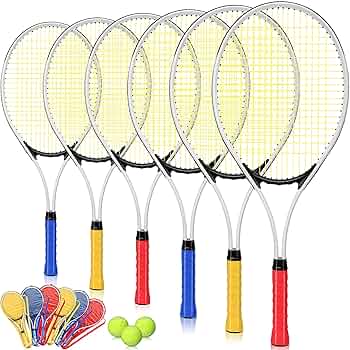 テニスラケット 6本セット 約25-27インチ テニスラケット 6本セット 約25-27インチ テニスラケット 6本
