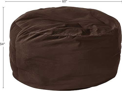 Miniatura 17 de Chill Sack - Funda para puf Microgamuza - Carbón - Solo funda,Microsuede - Chocolate - Solo funda,Microsuede - Azul marino - Solo funda,Guijarro -