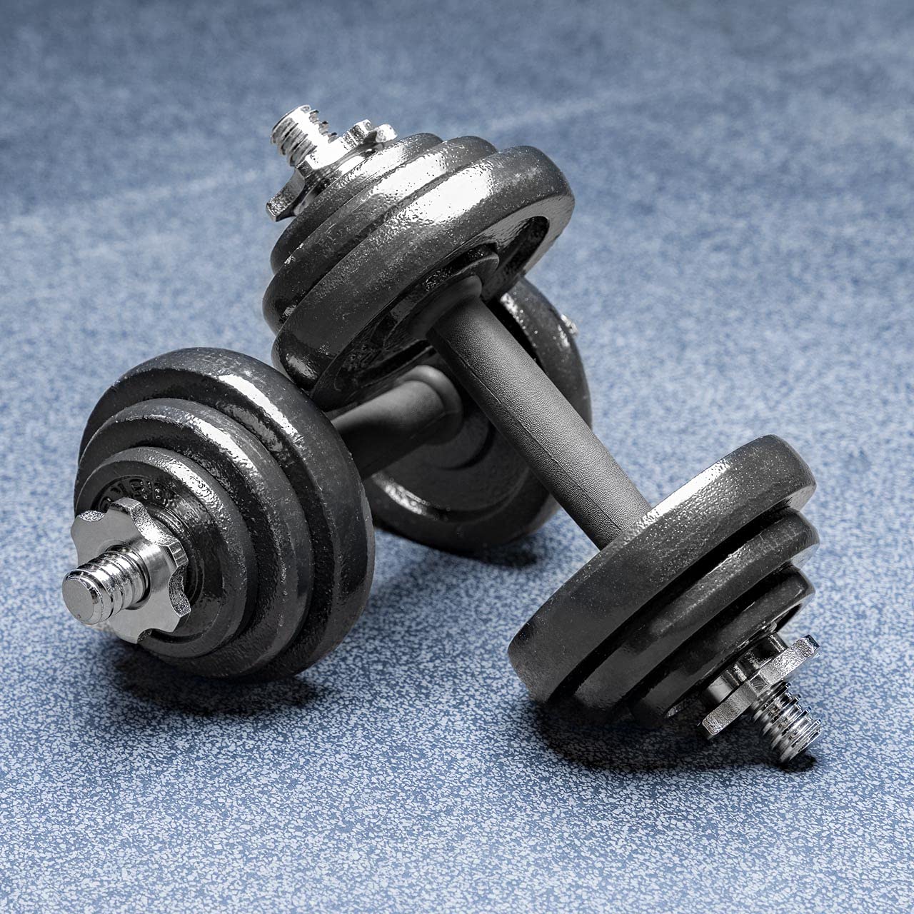 FORZA Set Manubri Regolabile - Pesi Palestra Manubri 20kg Include 2x Manici, 12x Dischi, 4x Collari Girevoli e 1x Custodia | Perfetto Per Uso Domestico E Palestra | Attrezzatura Da Allenamento