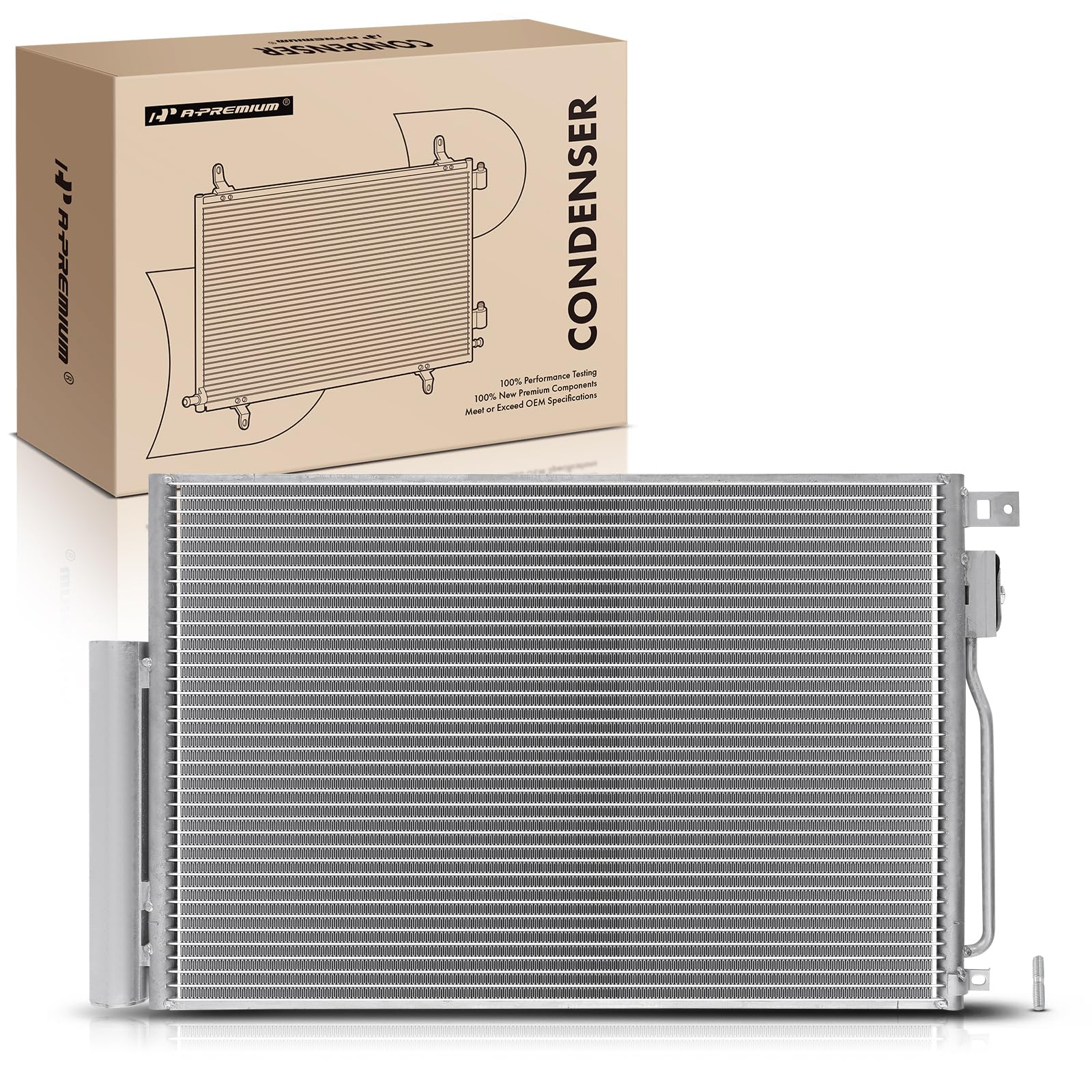 A-Premium Air Conditioning A/C Condenser Compatible with Chevrolet Sonic 2012-2018 L4 1.8L