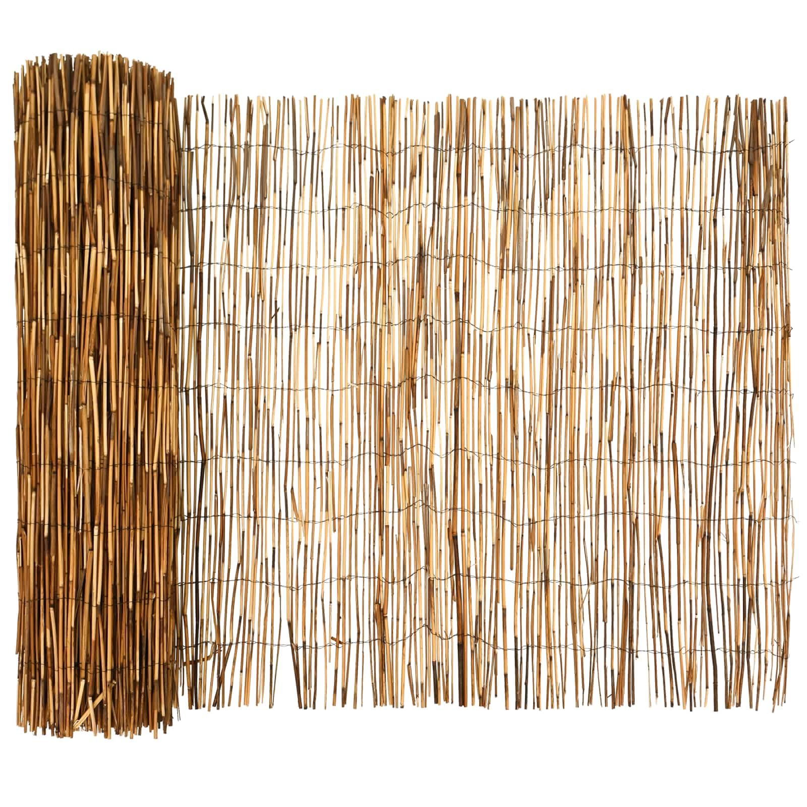 Płot trzcinowy 1000 x 90 cm, naturalna trzcina