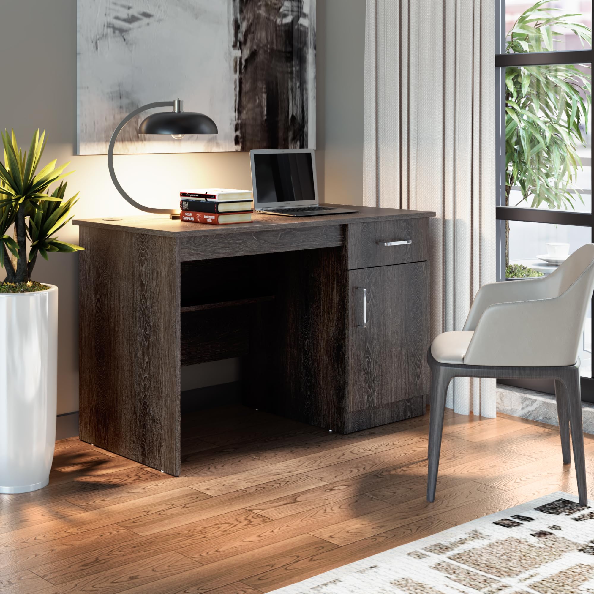 Wakefit Study Table | 1 Year Warranty | Computer Table, Office Table for Home & Office, Work Desk | Engineered Wood | Athena - Nap Oak