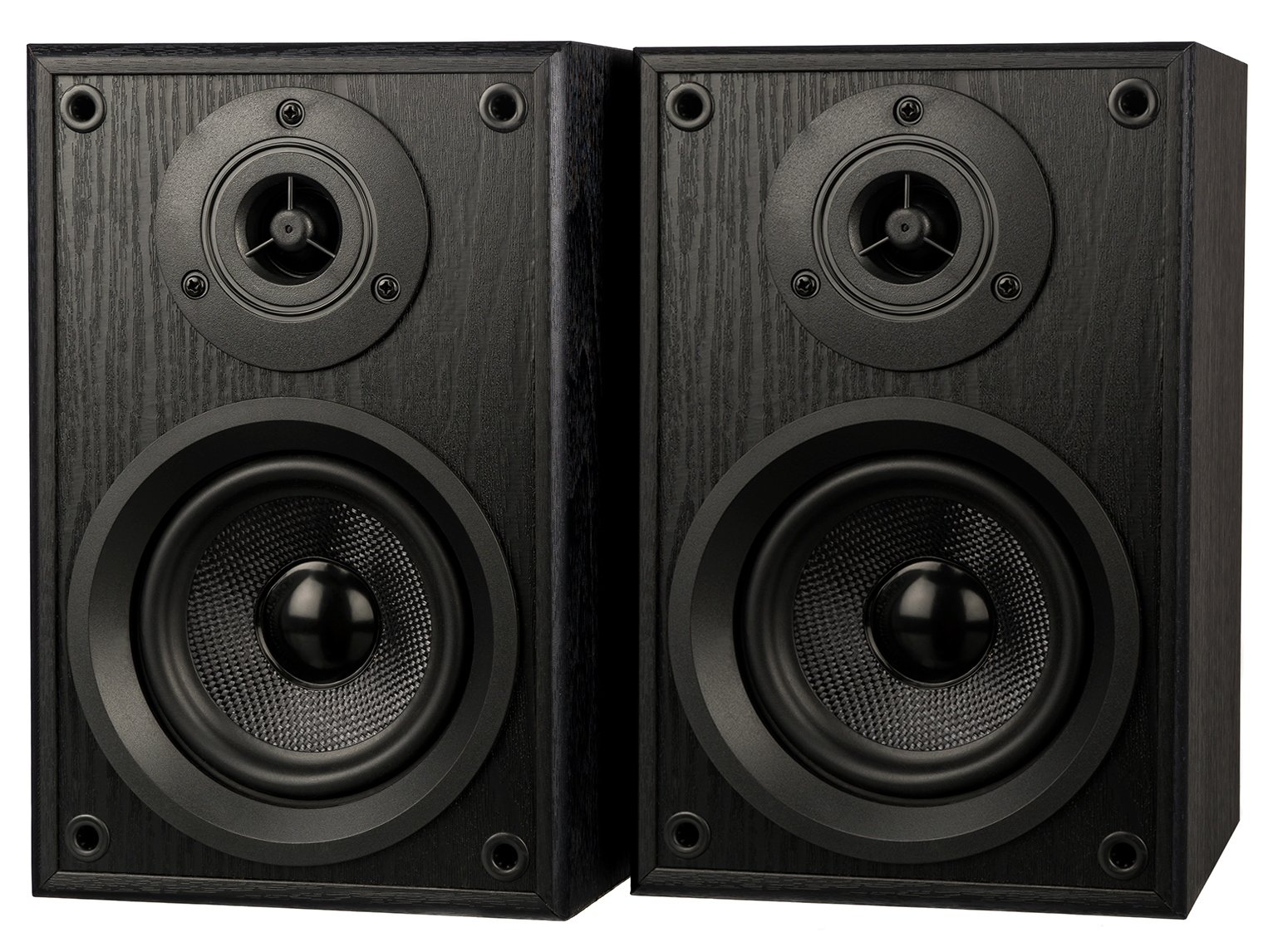 Dual LS 100 Aktivlautsprecher Set – 2-Wege Regallautsprecher im Holzgehäuse, integrierter Verstärker 2×10 W Sinus, AUX & Phono (Cinch), abnehmbare Stofffront