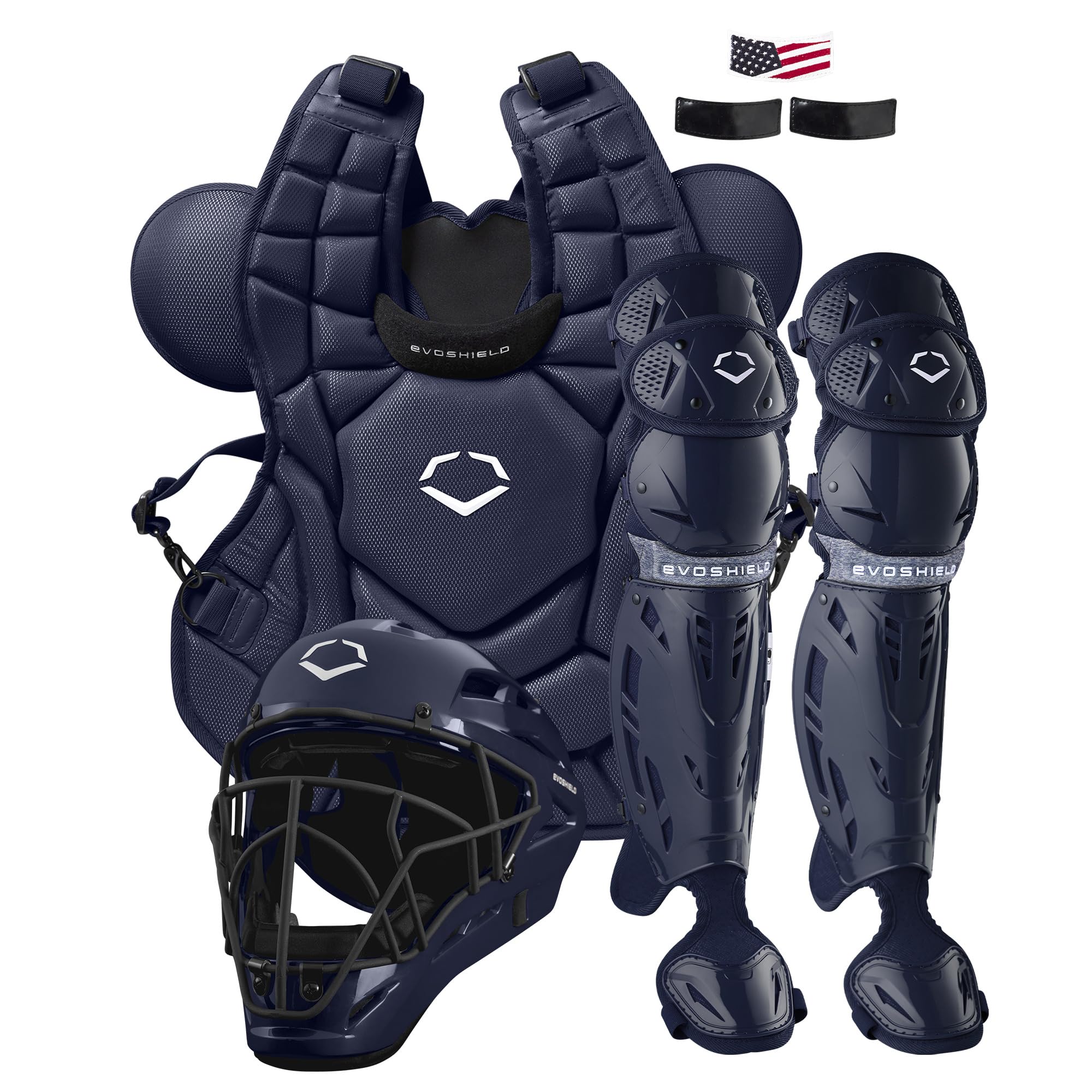 Amazon | EvoShield SRZ-1 野球キャッチャーギアキット - ネイビー
